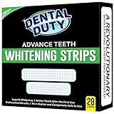 Dental Duty Teeth Whitening Strips - Pack Of 28 - for Upper and Lower Teeth - Best Tooth Whitener Product on the Market.