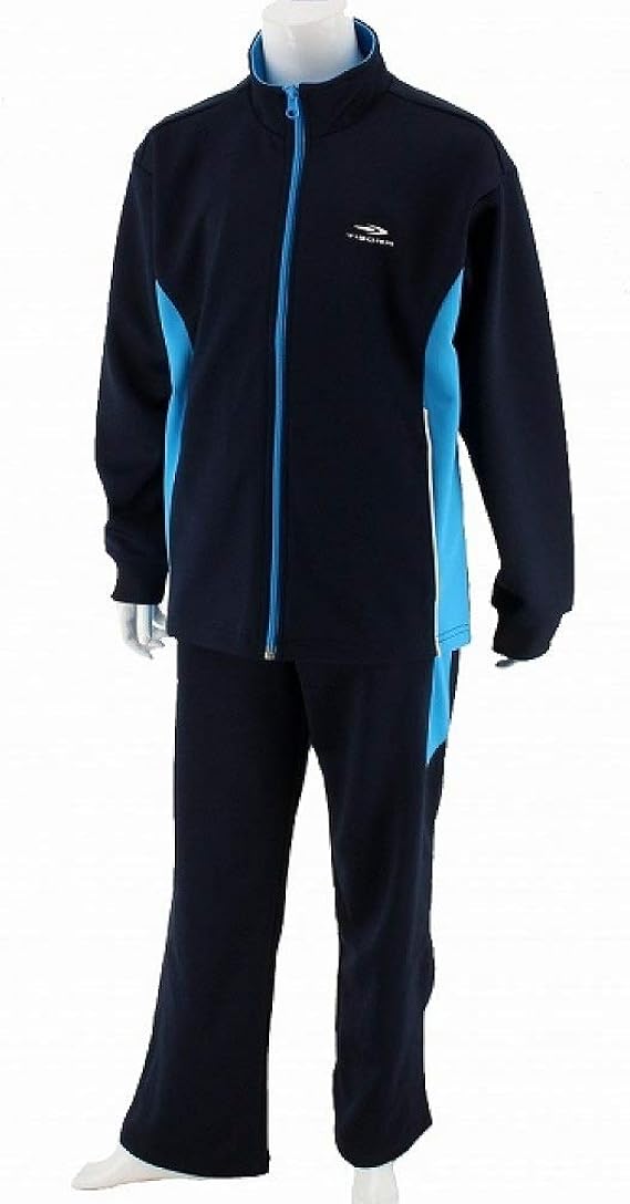 Amazon ティゴラ Tigora ジュニア ジャージ 上下セット Tr 9a408 18 ネイビーxターコイズブルー 140 ジャージ 通販