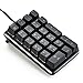 Qisan Mechanical Numeric Keypad Brown Switch Wired Ice Blue Backlight Gaming Keypad/Keyboard 21 Keys Portable Mechanical Numpad Extended Layout | Laptop Accessories | keypad for Computer