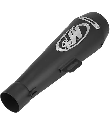Embout Silencieux D’Échappement Moto Universel En Acier Inox – Réducteur De Bruit Sport – Adaptateur Tuyau 238 Mm
