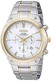 Seiko Men's SSC318 Analog Display Analog Quartz Two Tone Watch