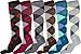 Sakkas Ladies Cute Colorful Design or Solid Knee High Socks Assorted 6-Pack