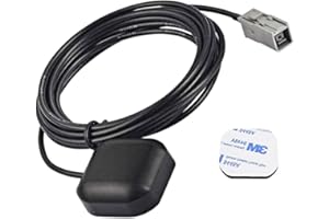 Goodsby GPS Navigation Antenna Magnet Mount Compatible with Kenwood DNX576S DNX7140 DNX893S DDX8706S DNX6140 DNX572BH DNX6160 DNX570HD DNX6190HD DDX9707S Car Navigation Receiver