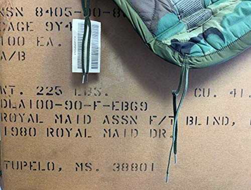 Ozark Outdoorz, LLC United States Made - Genuine US Military Poncho Liners - Woodland Camo (Single - Royal Maid Association for The Blind - Single WC Poncho Liner)