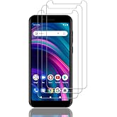 Tzstz 3 Pieces Tempered Glass Screen Protector for BLU C5L MAX 2024 Hardness 9H Anti Scratch HD Screen Protector Film