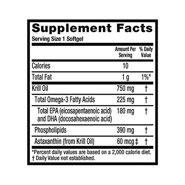 MegaRed Ultra Concentration 750mg Omega3 Krill Oil with EPA/DHA