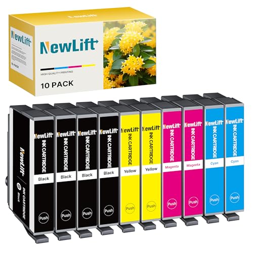 NewLift Compatible with 604XL Printer Cartridges Multipack for Epson Expression Home XP-2205 XP-3200 XP-4200 XP-3205 Workforce WF-2910 WF-2930 WF-2950 (Pack of 10)