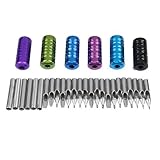 TOOGOO(R) 31 Stainless Steel Tattoo Tubes Grips Nozzle Tips Kit