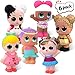 POKONBOY 6 Pack Jumbo Squishies Squishy Toys, Cute Kawaii Squishies Slow Rising Squishies Pack Party Favors Stress Relief Toys for Grils Boys