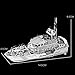 MoTu 3D Metal Nano Puzzle Lifeboat Model Kits C22201 DIY 3D Laser Cut Jigsaw Toys