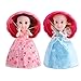 Evursua 2 Pack Transform Cupcake Doll with Surprise,Scented Mini Princess Dolls,Magic Gift Toys for 3 Year Old Girls (2 Pack)