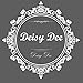 Deisy Dee Soft Stretchable Round Bar Stool Chair Covers Protectors Pack of 2 C097 (Black)