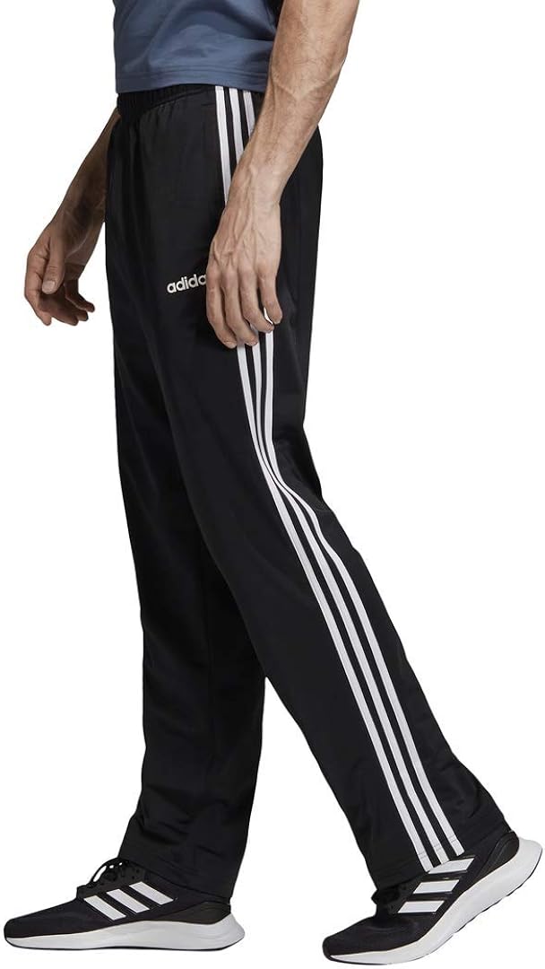 adidas Men's Essentials 3-Stripes Regular Tricot Pants: Clothing