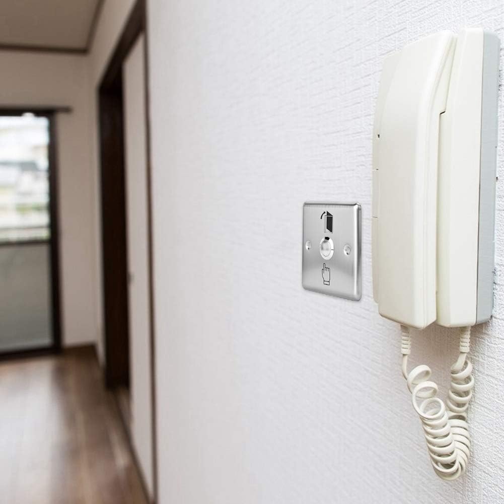 Emergency Release Button Stainless Steel Door Switch Door Exit Access Push Button Release Button for Access Control Lock - Image 5