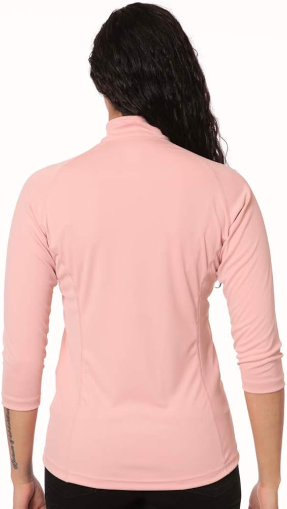 Nozone Sun Protective Equestrian 3/4 Sleeve Tuscany Shirt for Women - UPF 50 at  Women’s Clothing store