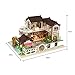 Per Newly Dollhouse Kit Miniature DIY Ancient Architecture Mini House LED Best Birthday Gifts Without Dust Cover