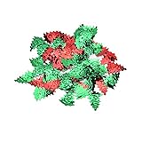Leyouyou520 Red Merry Christmas Table Confetti and Diamonds Scatter Decoration