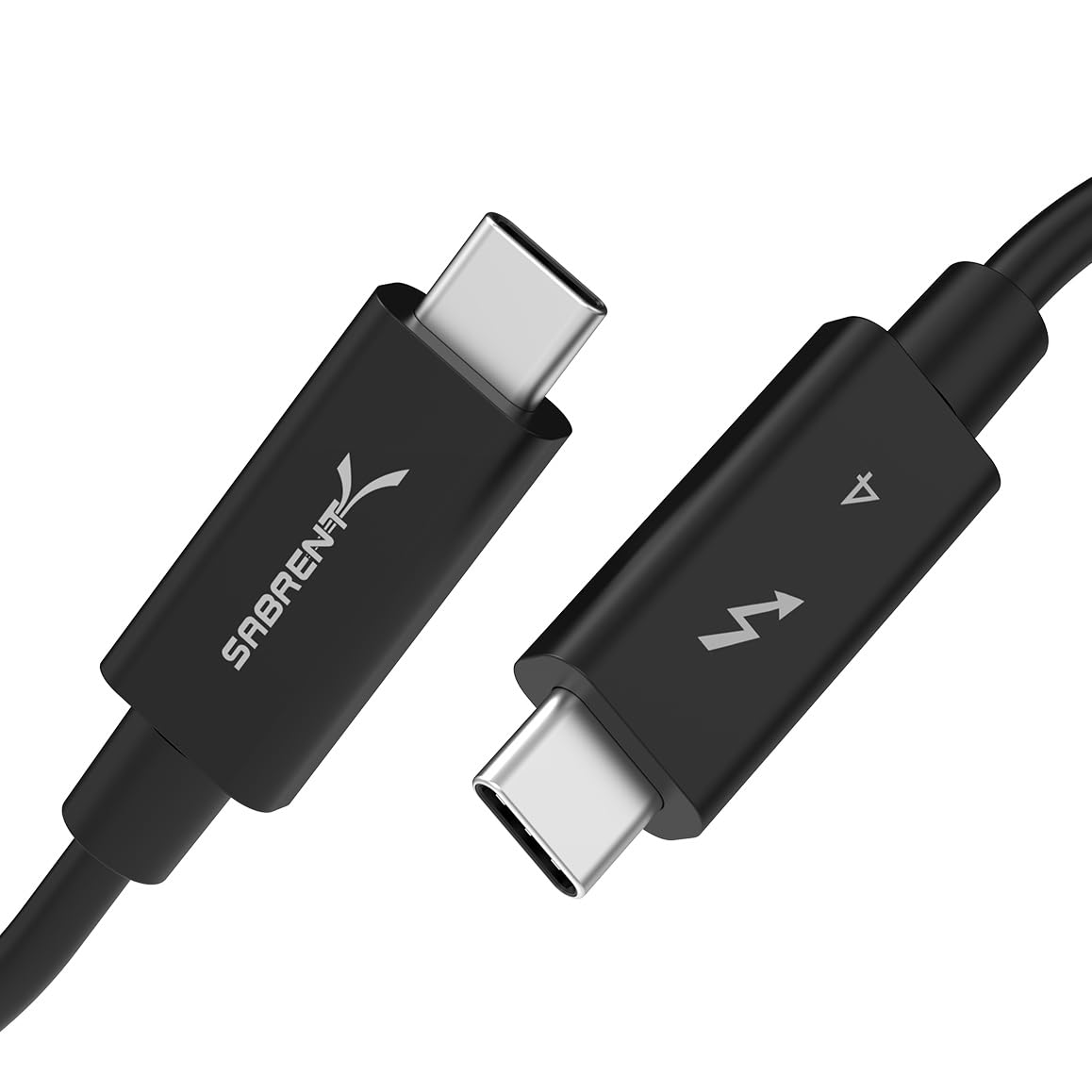 SABRENT 1M USB C Thunderbolt 4 Cable 100W, 8K/60Hz or dual 4K/60Hz. 40Gbps, USB-C TB4 for Super Fast Transfer and Charging Compatible with Thunderbolt 3 MacBook Apple etc. (CB-T4M1)