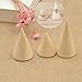 Natural Wood Cone Ring Holder Jewelry Display Stand 3 Pcs Different Sizes