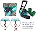 ChooseDaily 40 Foot Ninja Obstacle Course for Kids and Adults | Backyard Ninja Warrior Course with 8 Obstacles | Monkey Bar Slackline with Ideal Ninja Warrior Training Equipment