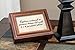 Cottage Garden Dearest Granddaughter Woodgrain Rope Trim Music Box Plays Light Up My Life