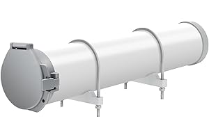 SDSNTE Steel Security Upgraded Conduit Carrier Kit Fit 6 Inch PVC Pipe for Providing Extra Storage on Truck Rack (PVC Pipe Not Included)