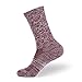 Enerwear 4 Pack Women's Merino Wool Outdoor Hiking Trail Crew Sock