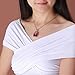 Lelekiss Women's Vintage Swarovski Teardrop Crystal Pendant Necklace, Mothers Day Gifts for Mom