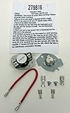 1 X NEW Replacement Part - Whirpool Dryer Thermistat Kit Part# 3977393