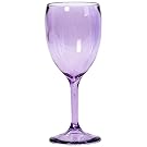 Linden Sweden 8-1/2-Ounce Wine Stem, Set of 4, Transparent Purple