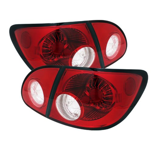 Spyder auto alt-yd-tc03-led-rc toyota corolla red/clear…