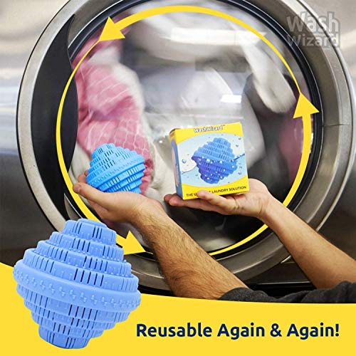 Wash Wizard Laundry Balls For Washing Machine (1 Pack) Reusable