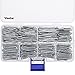 Vastar 600 Pieces Hardware Nails and Brad Nails Assortment 7 Different Sizes