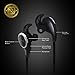 Bluetooth Headphones, Earbuds Wireless Sport Earphones, V4.1 Stereo Running Sweat Proof Headset with Noise Cancelling, APT-X/Mic For All Bluetooth Enabled Devices. ARITRONIX Qy8 Bluetooth, Black.