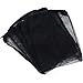 Sumind 5 Pack Aquarium Filter Bags, Mesh Fish Tank Media Bag for Bio Balls, Pelletized Carbon, Ammonia Remover and Ceramic Rings, Black