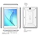 Galaxy Tab A 9.7 Case, SUPCASE Unicorn Beetle PRO Series Full-Body Hybrid Protective Case with Screen Protector for Samsung Galaxy Tab A 9.7 Dual Layer Design+Impact Resistant Bumper (White/Gray)