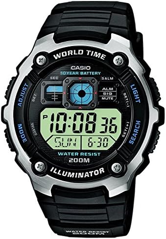 Digital Casio Gr5 Casio Men's Watch AE-2000W-1AVDF Blue/Grey Dial