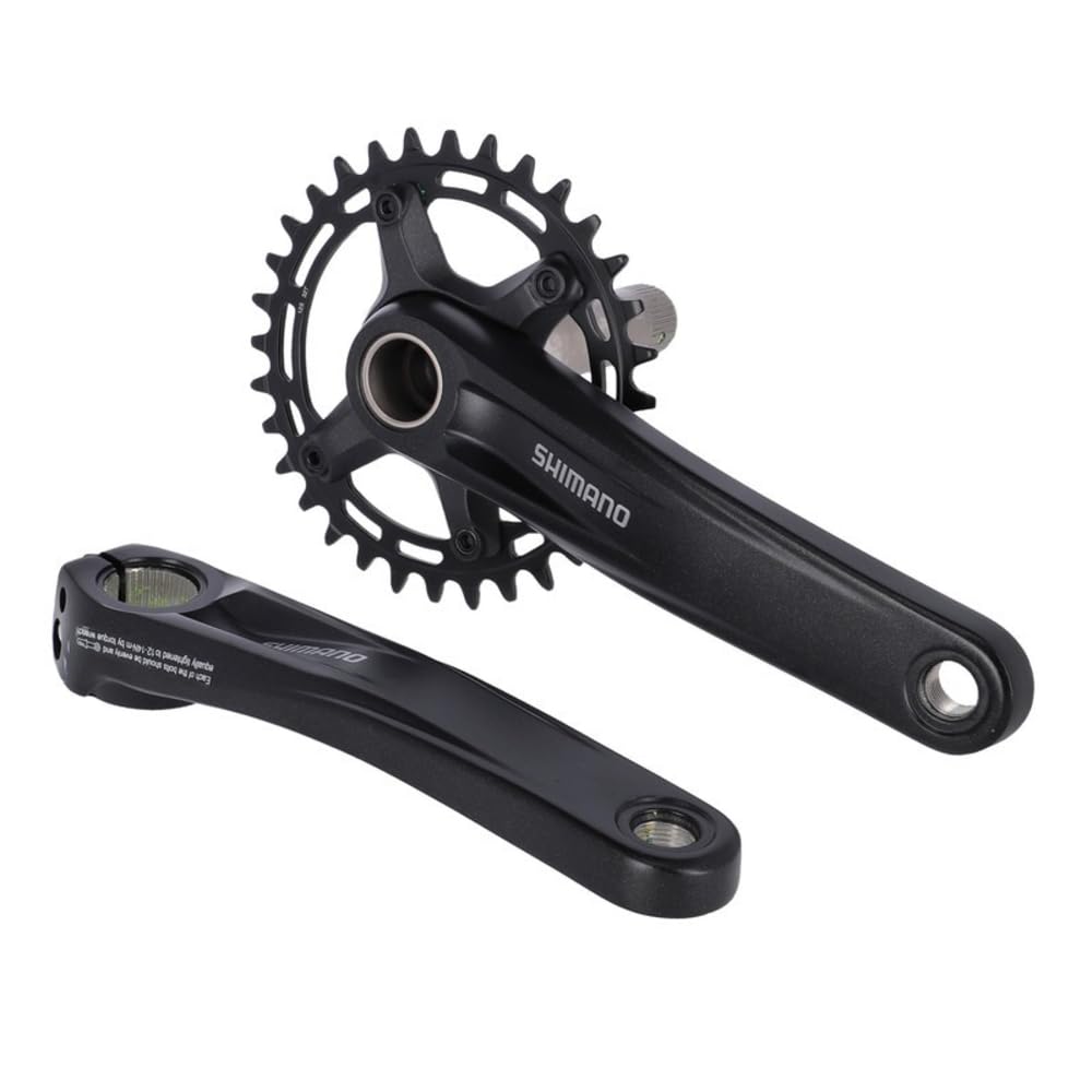 Shimano Deore FC-MT510 chainset, 12-speed, 52 mm chainline, 32T, 175 mm, Black
