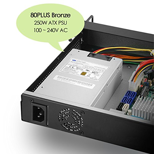 MITXPC Mini 1U Rackmount / Intel Core i5-7500, 2X Intel LAN, TPM 2.0, NF594-Q170