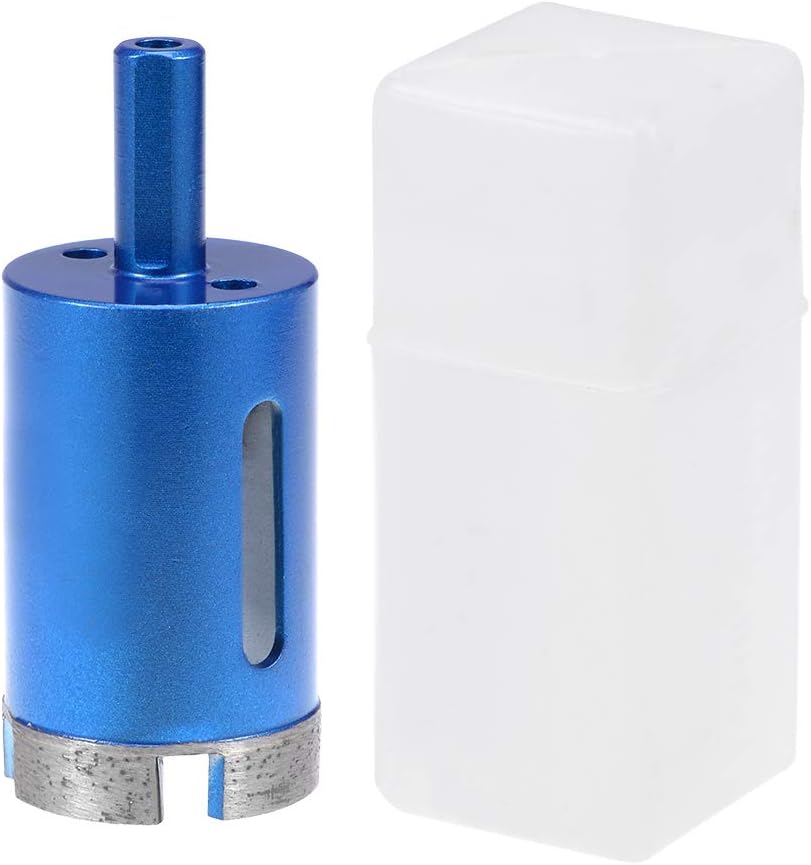 sourcing map 35mm Diamond Drill Bits Hole Saws Cutter Tool for Stone Concrete, Blue - Image 4