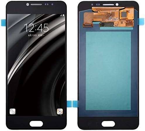 ZHAODONG Moblie iPartsBuy for Samsung Galaxy C7 Oled Material LCD Screen + Touch Screen (Color : Black)