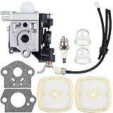 Dalom PB-250LN Carburetor w Air Filter Primer Bulb for Echo PB250 PB250LN ES250 Leaf Blower # RB-K106 Carb
