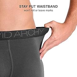 DAVID ARCHY Mens Underwear Boxer Briefs Breathable