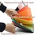 woeau 12 Pocket Expanding Project Sorter - Heavy Duty Plastic Expandable Folder Organizer, Notebook Folders Organizational, Letter Size