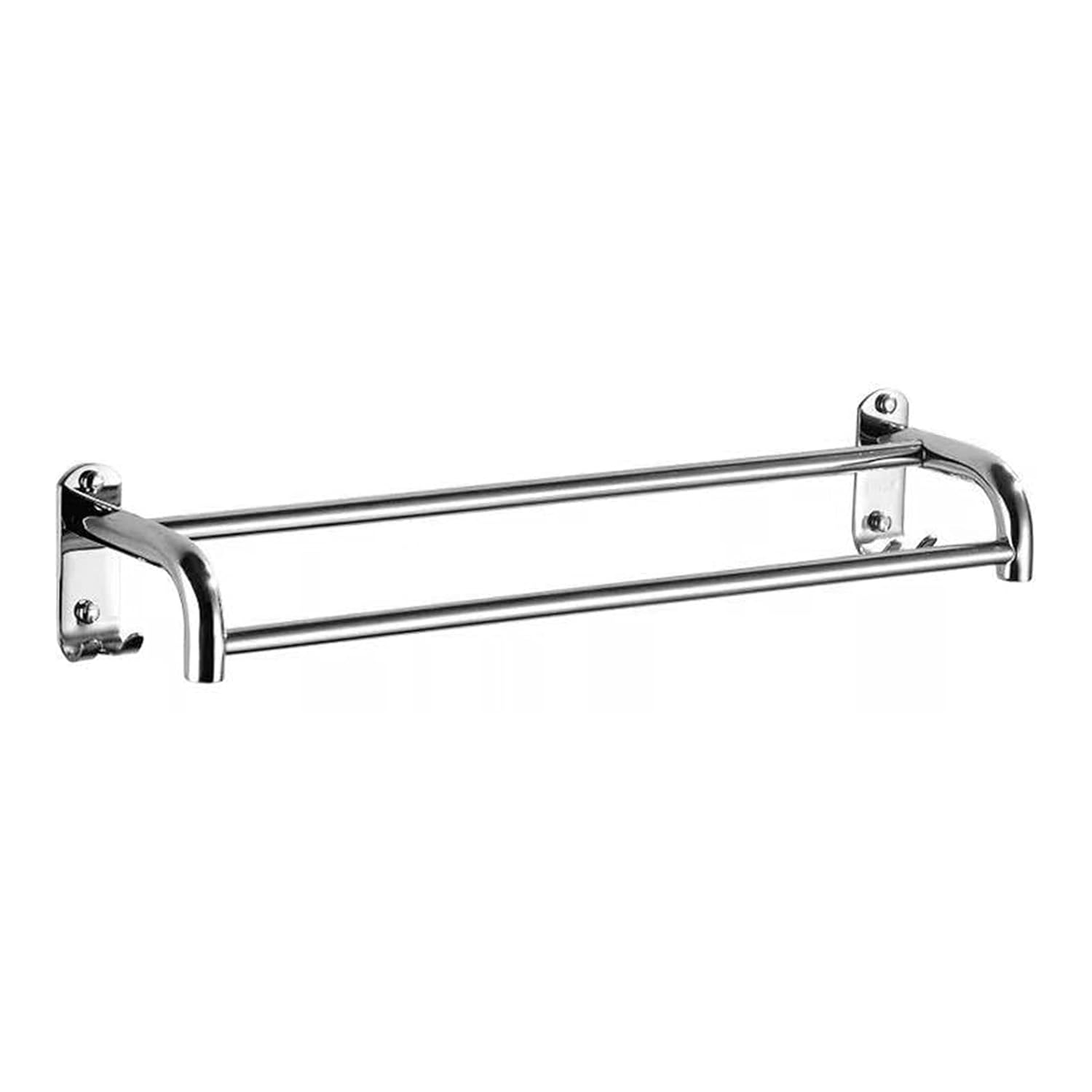 Bath Towel Rack 23 Inch Double-bar Bathroom Shelves Wall Mounted