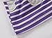 Fiream Girls Cotton Long Sleeve Dress(Purple,5T)