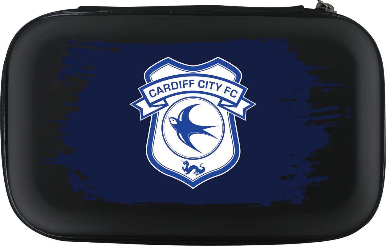 Darts Corner Officially Licensed Cardiff City Football Club Bluebirds FC Case, Blue Crest, Logo (W624)