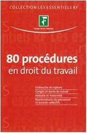 80 procédures en droit du travail