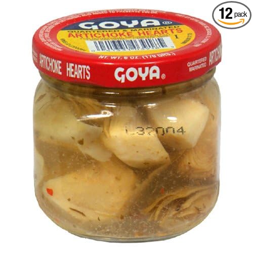 Goya artichoke hearts quartered&marinated (041331039185)