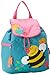 Stephen Joseph Quilted Backpack, Teal Bee